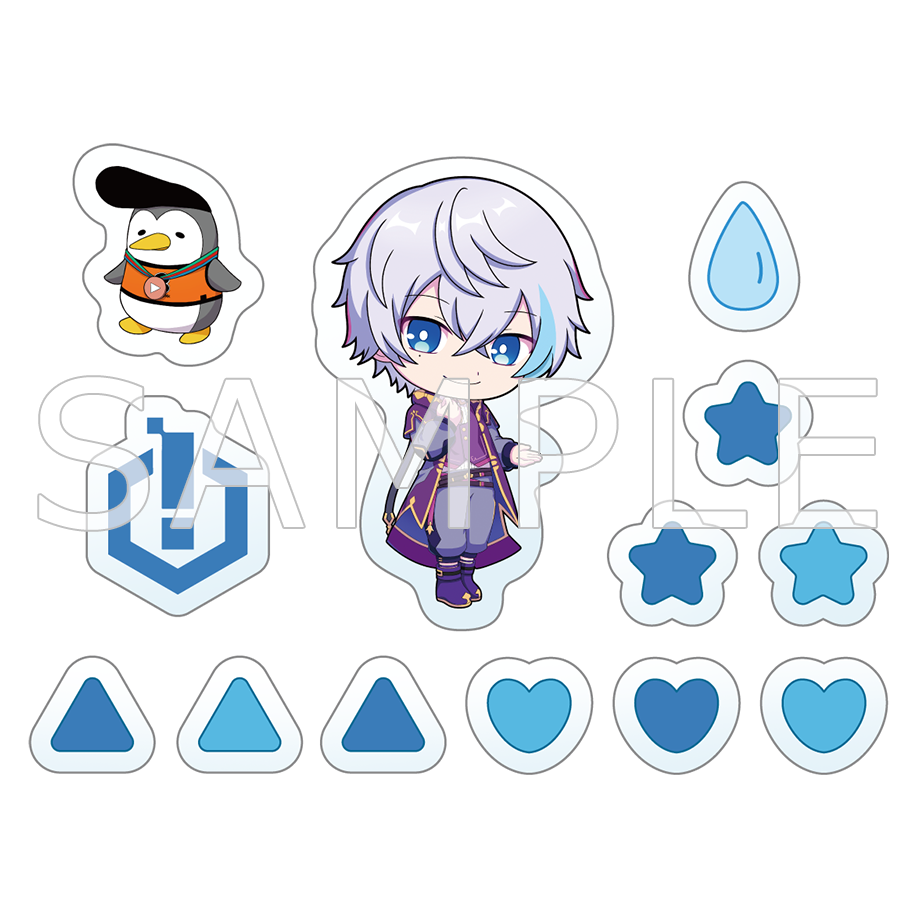 さんちゃんく!クレーンゲーム風シャカシャカキーホルダー ルザク