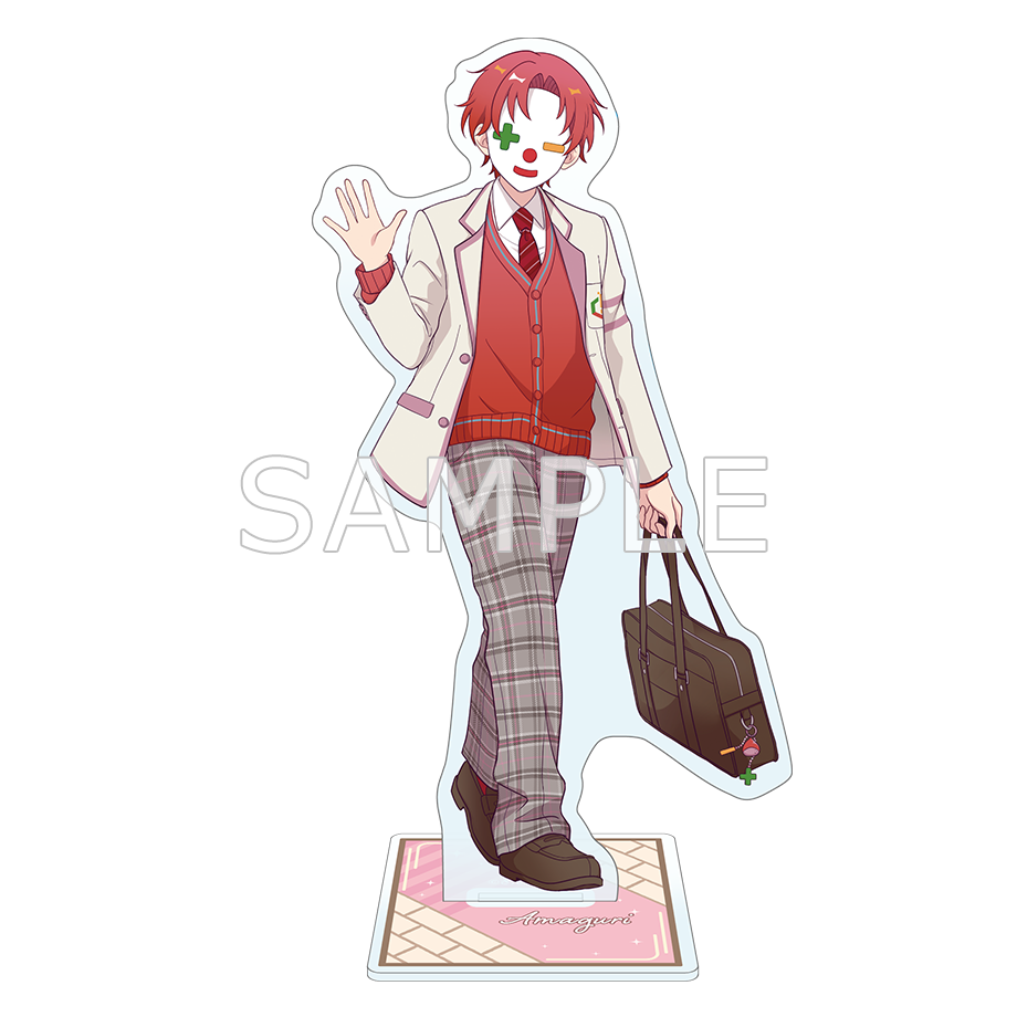 さんちゃんく! 学生服 アクリルスタンド 雨栗