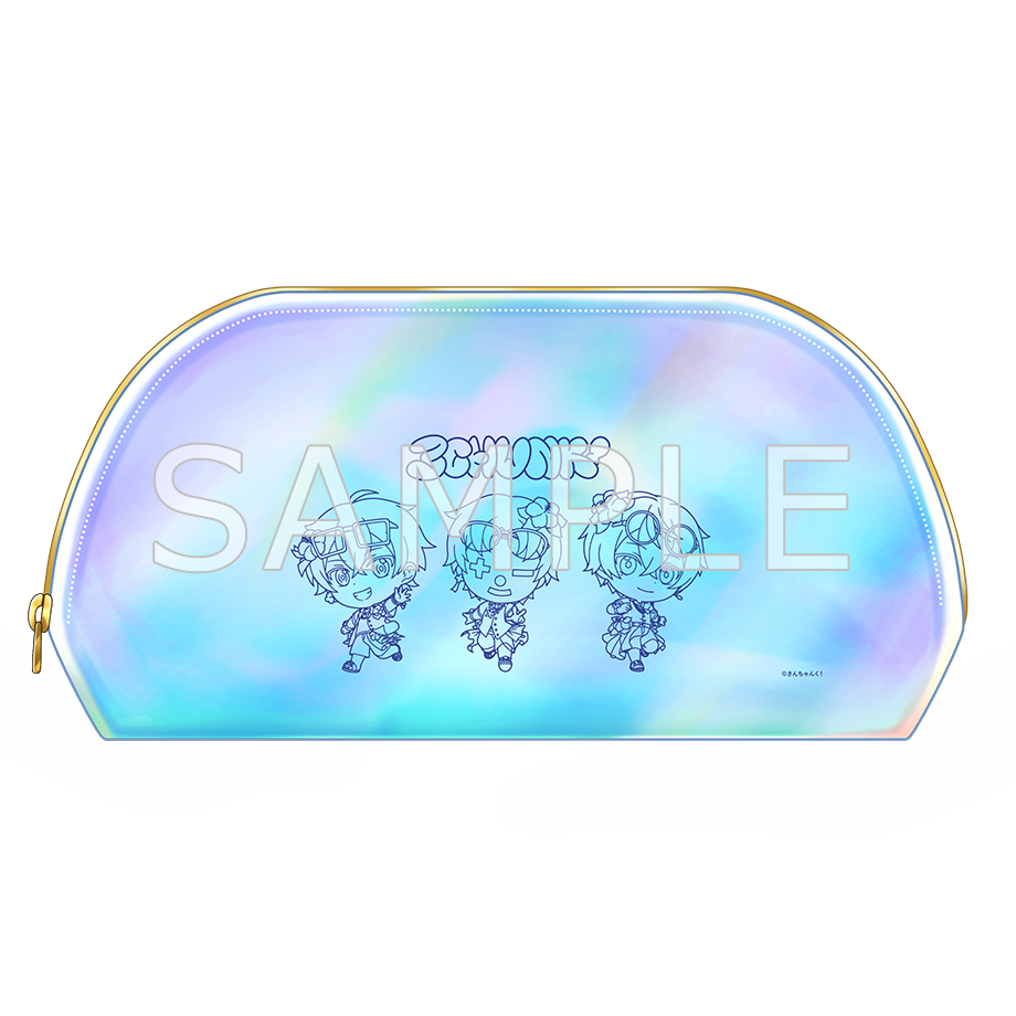 さんちゃんく! アロハ オーロラクリアポーチ