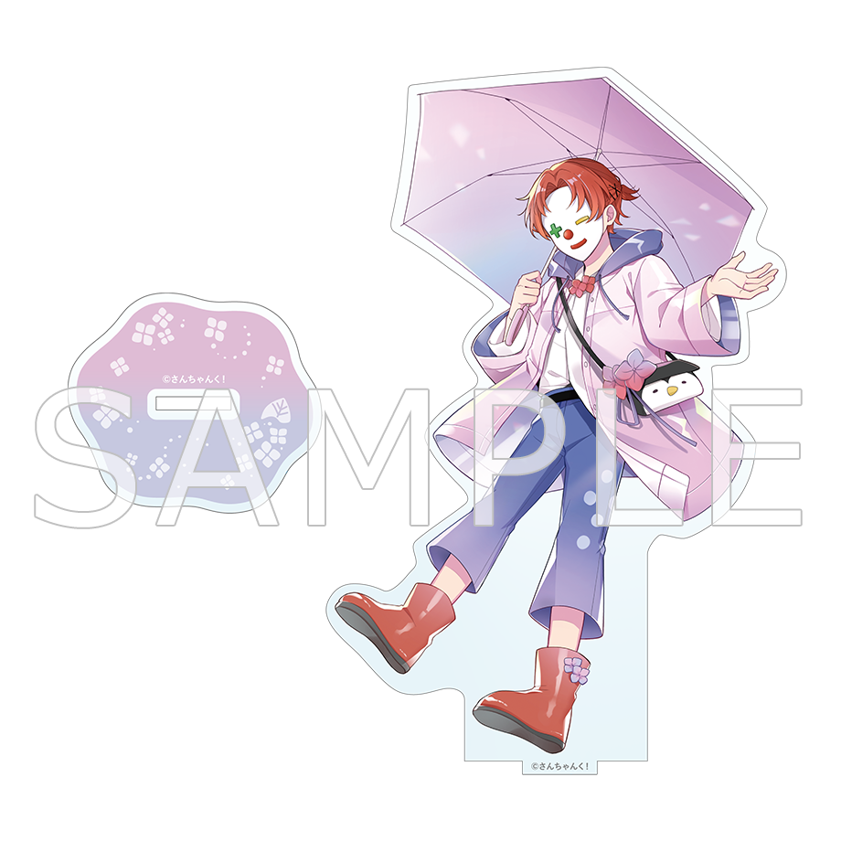 さんちゃんく!あめさんぽ アクリルスタンド 雨栗