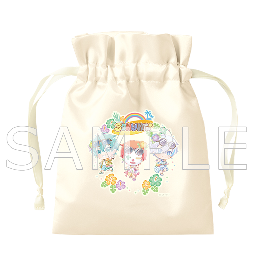 さんちゃんく! アロハ フリル巾着