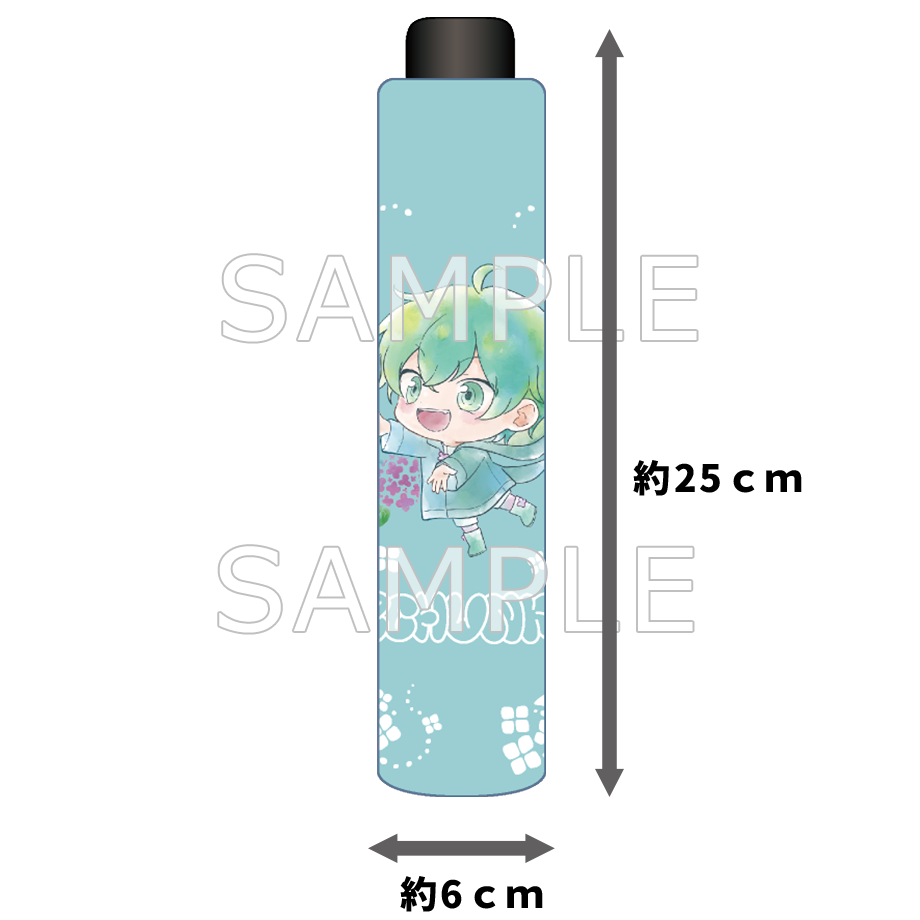 さんちゃんく!あめさんぽ 折りたたみ傘 米将軍