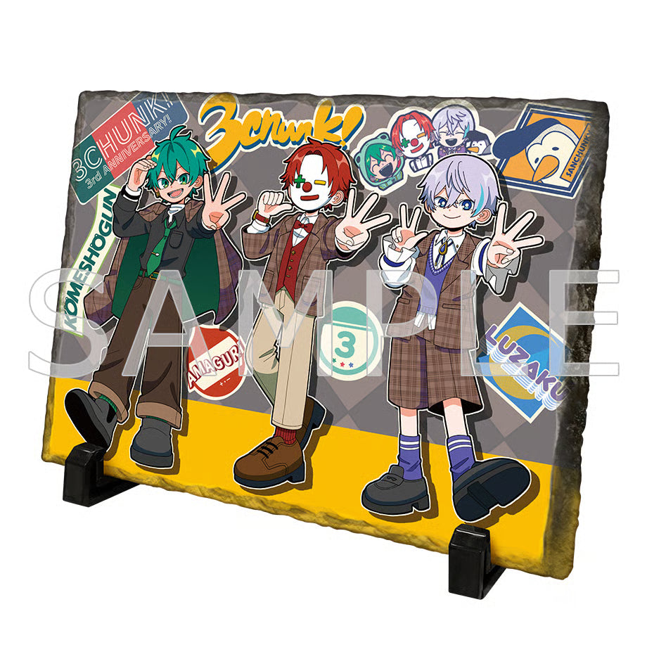 さんちゃんく!ロックフォト & 缶バッジ3個セット