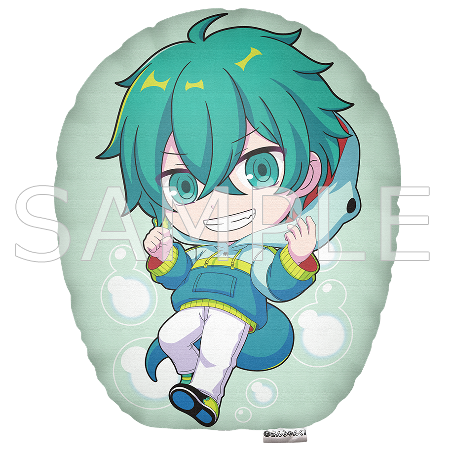 さんちゃんく!ダイカットクッション 米将軍