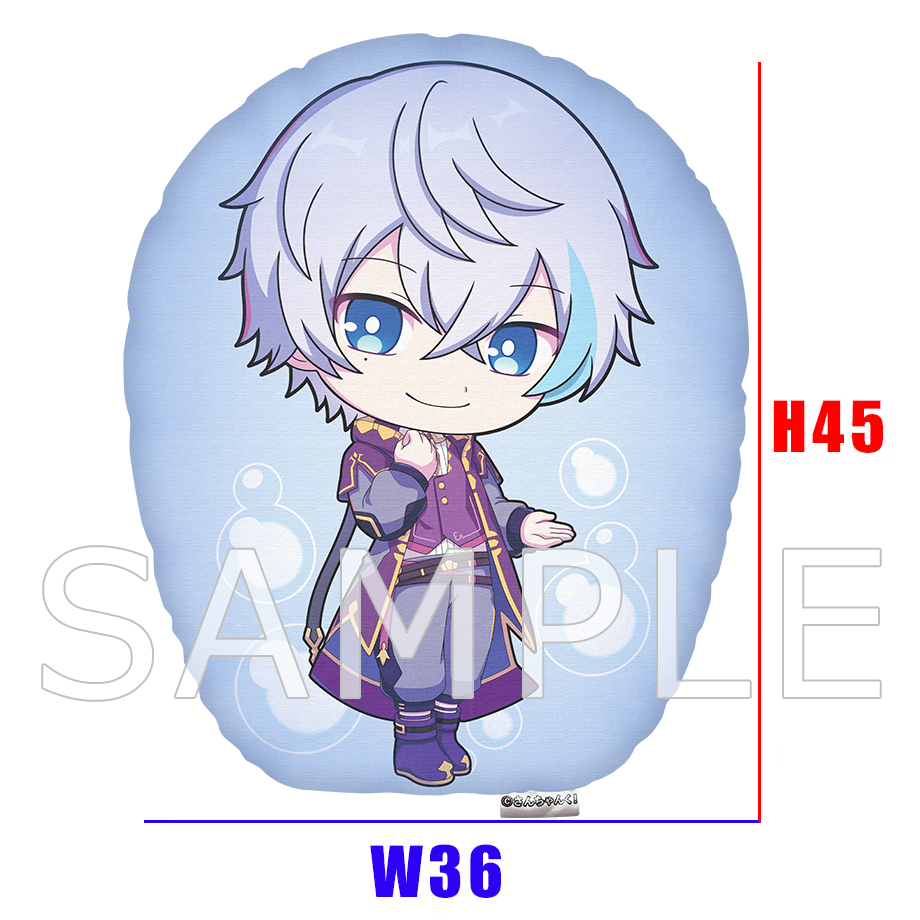 さんちゃんく!ダイカットクッション ルザク