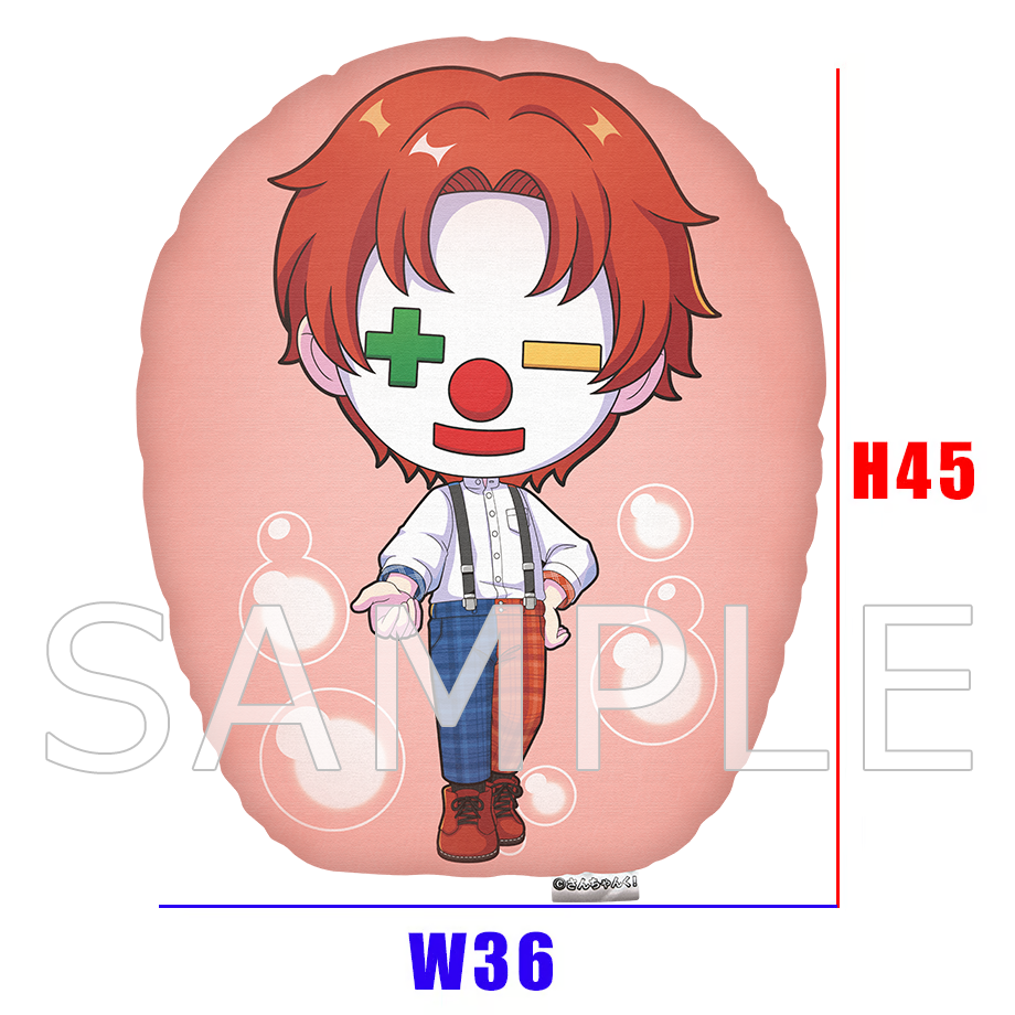 さんちゃんく!ダイカットクッション 雨栗