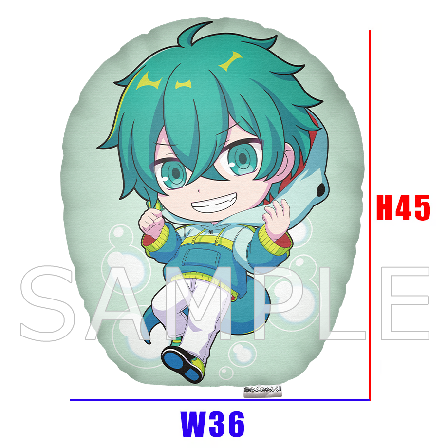 さんちゃんく!ダイカットクッション 米将軍